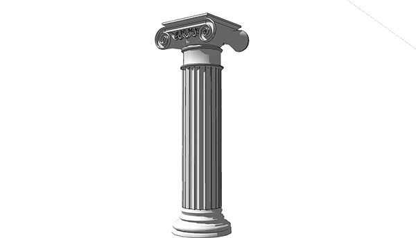 欧式石膏罗马柱组合 柱子 立柱SU模型ID2688234365